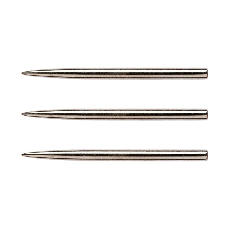 Plieniniai smiginio strėlyčių antgaliai Winmau Standard, 32 mm, sidabro spalvos
