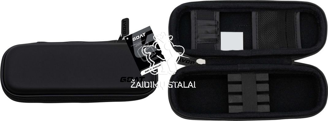 Mažas smiginio strėlyčių dėklas GOAT, juodas