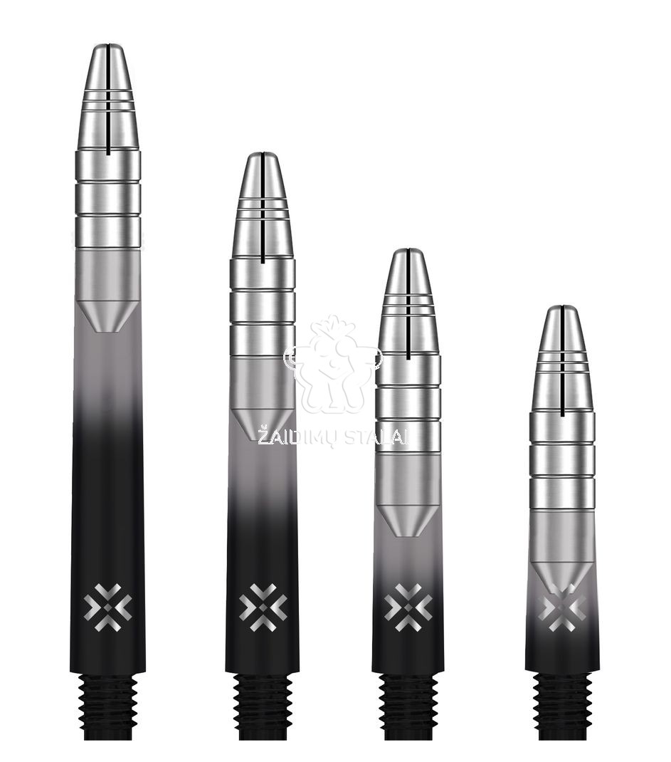 Smiginio strėlyčių koteliai Bullet HD, 41 mm, juodi ir pilki, 3 vnt.