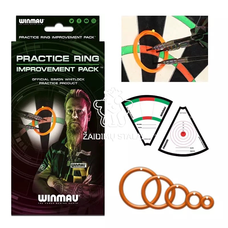 Smiginio treniruočių žiedai Winmau Simon Whitlock 