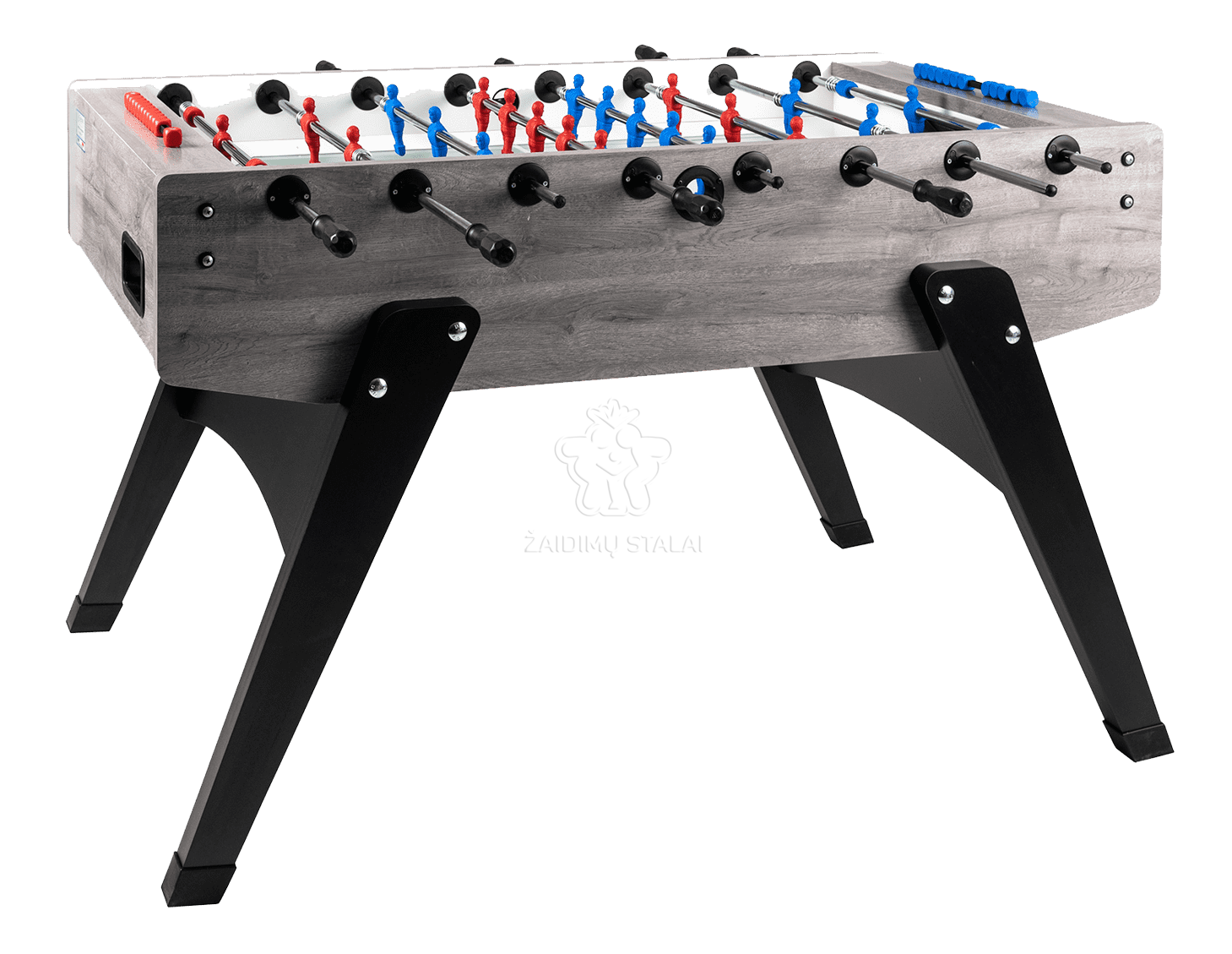 Futbolo stalas Garlando G-2000, teleskopiniai strypai, pilkas ąžuolas