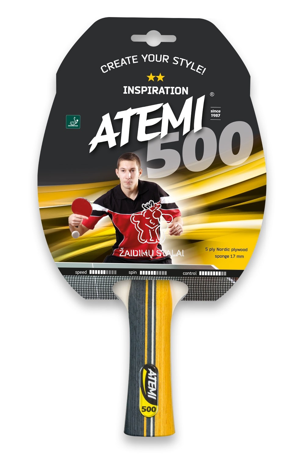 Stalo teniso raketė Atemi 500