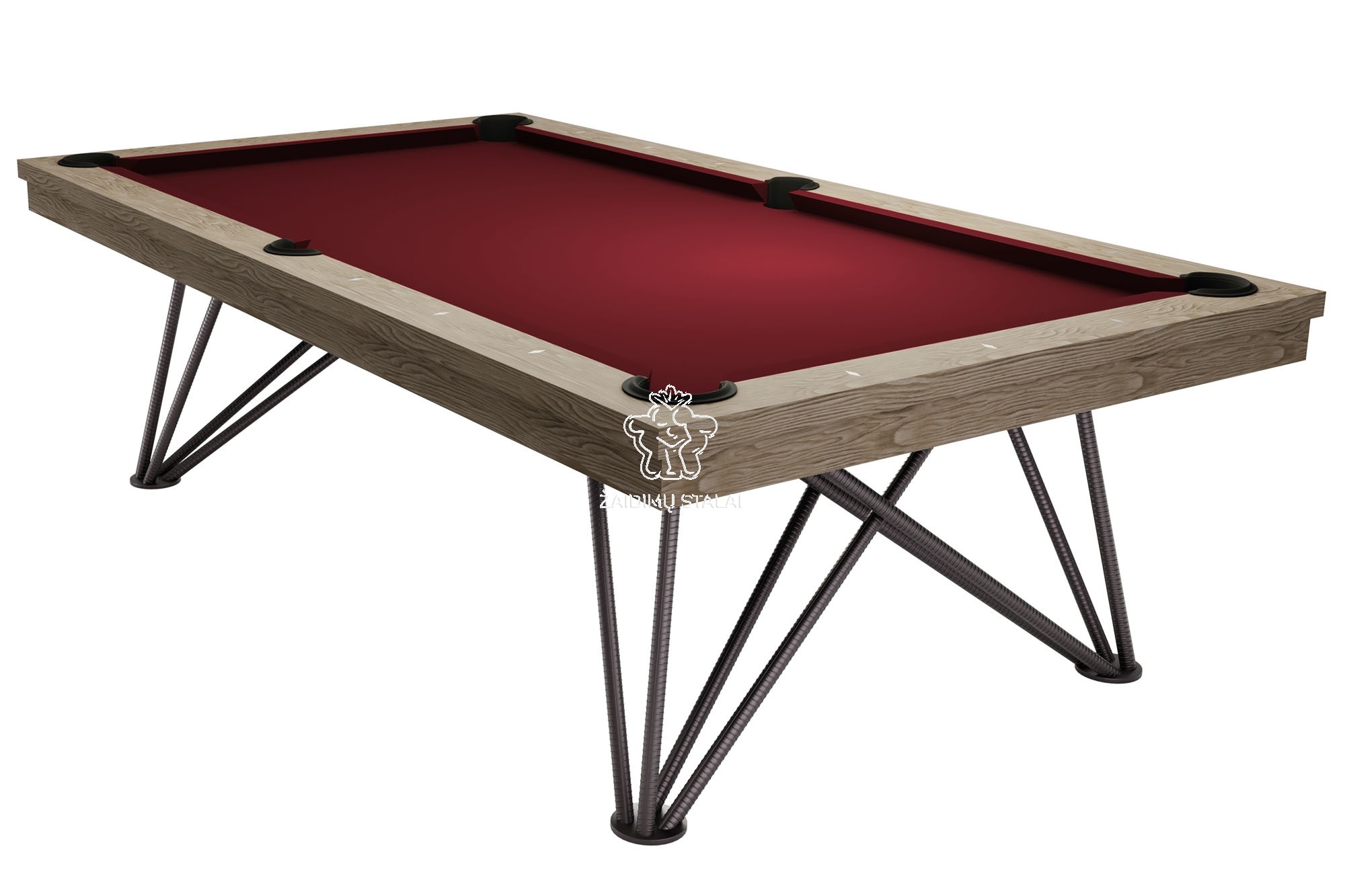 Pulo stalas Dauphine 8, Siver Mist Oak