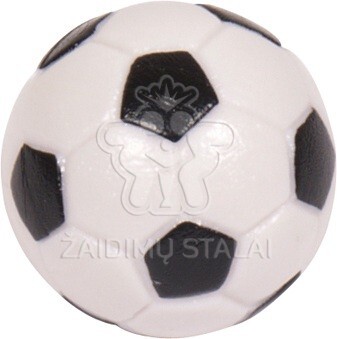 Stalo futbolo kamuoliukas, juodai baltas 32mm