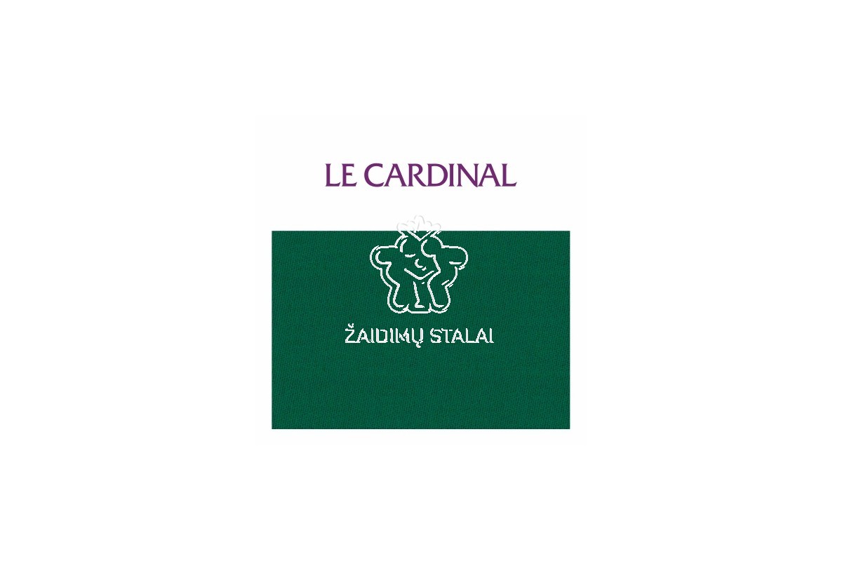 Biliardo audinys Le Cardinal 165 x 120 cm dydžio, žalia spalva