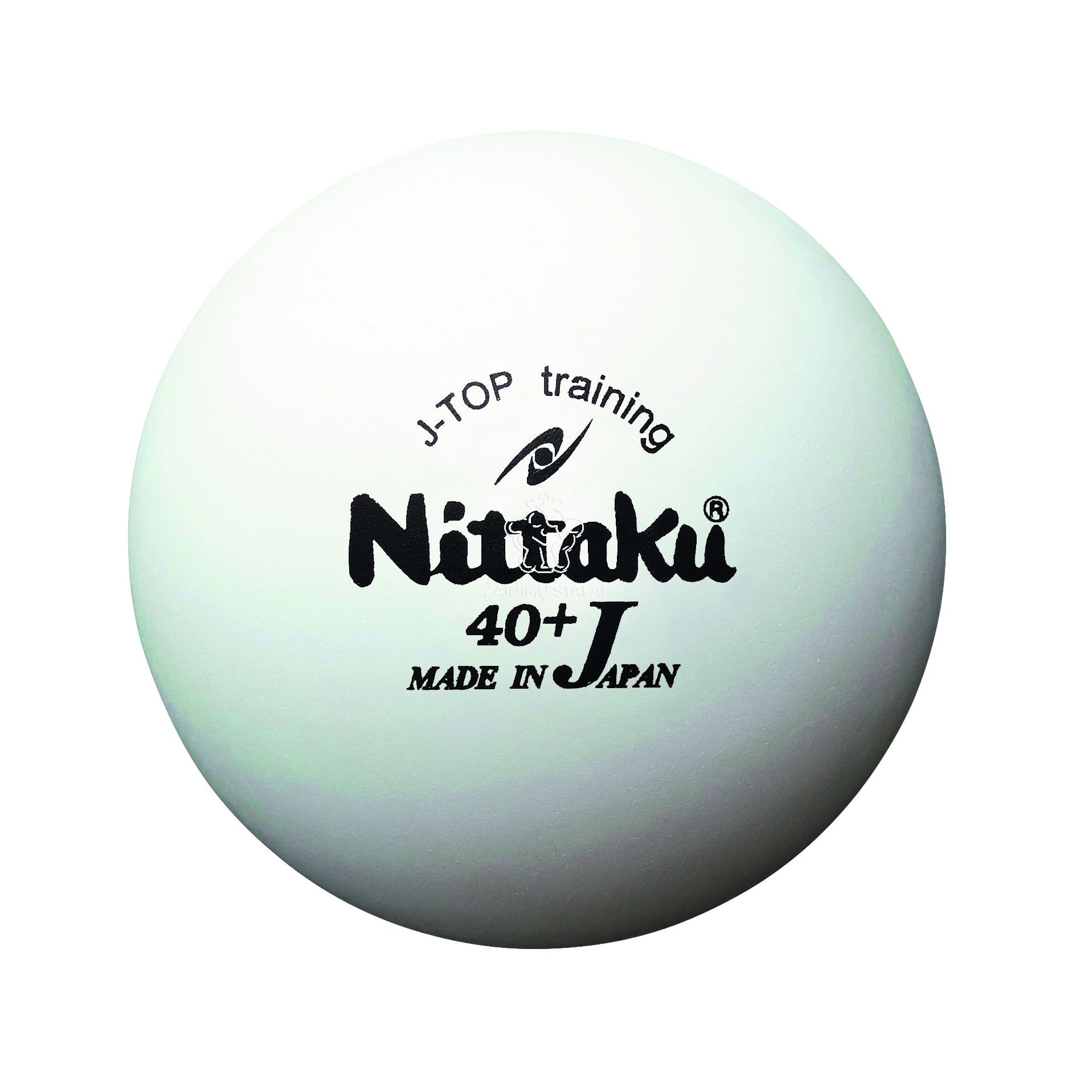 Stalo teniso kamuoliukai Nittaku J-Top 40+ balti (6vnt. pak.)