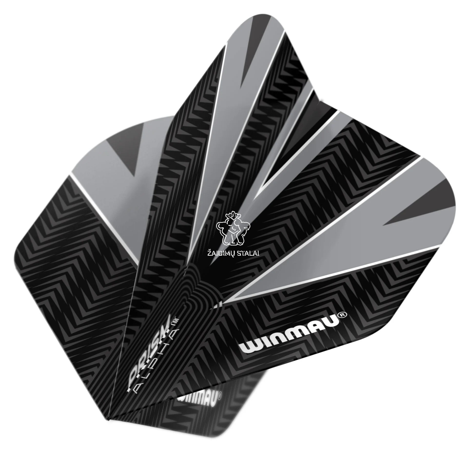 Smiginio strėlyčių sparneliai Winmau Prism Alpha Grey