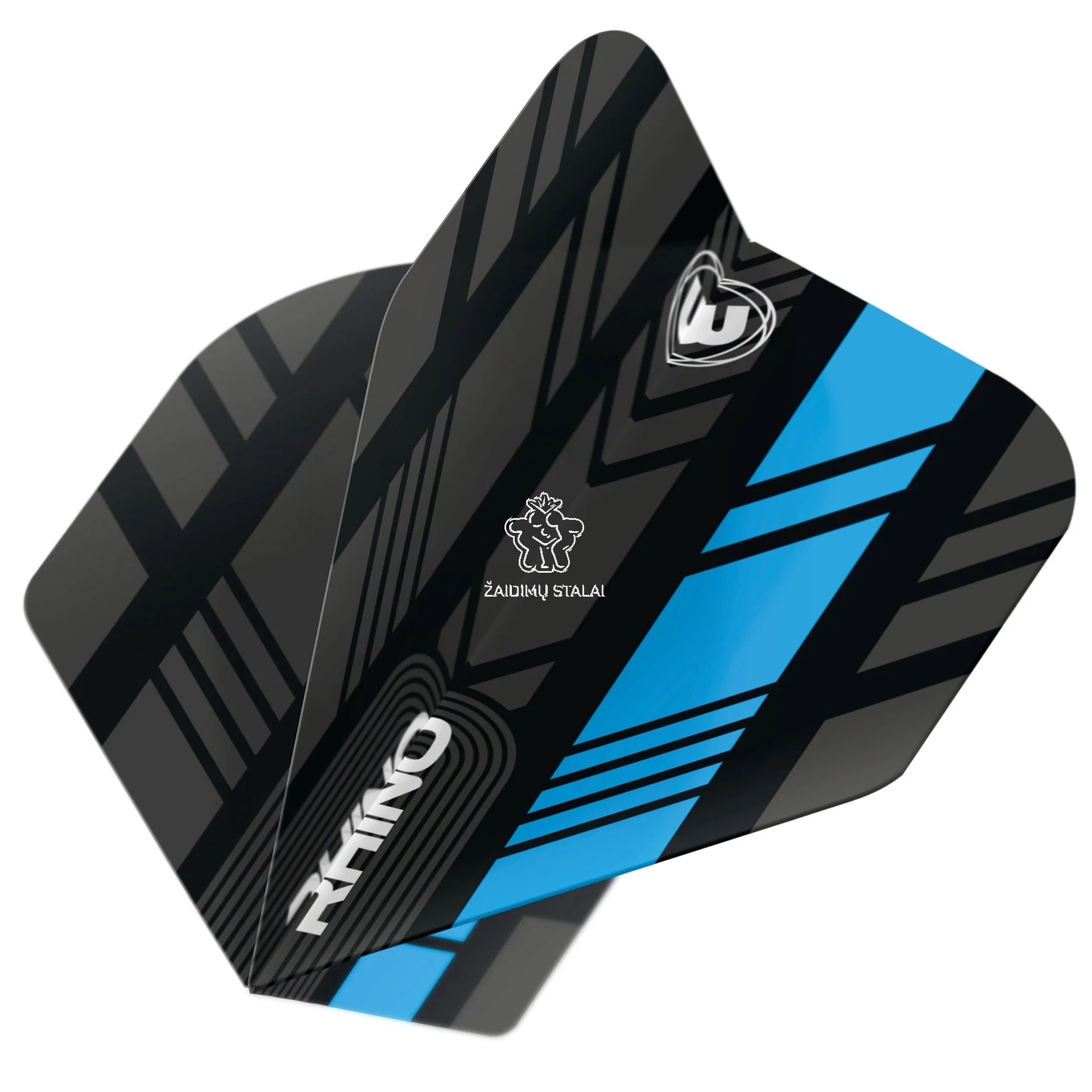 Smiginio strėlyčių sparneliai Winmau Rhino Black and Blue