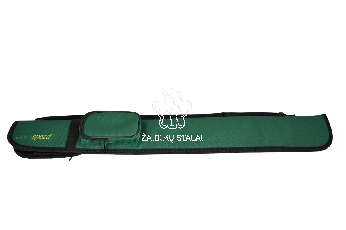 Dėklas rusiško biliardo lazdai Luxury tamsiai žalias (pulo/snukerio/rusiško lazdai)