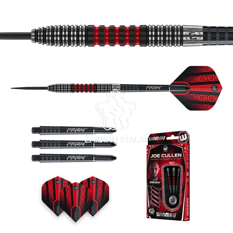 Smiginio strėlytės Winmau Joe Cullen S.E. 90% Steel Tip 24g 