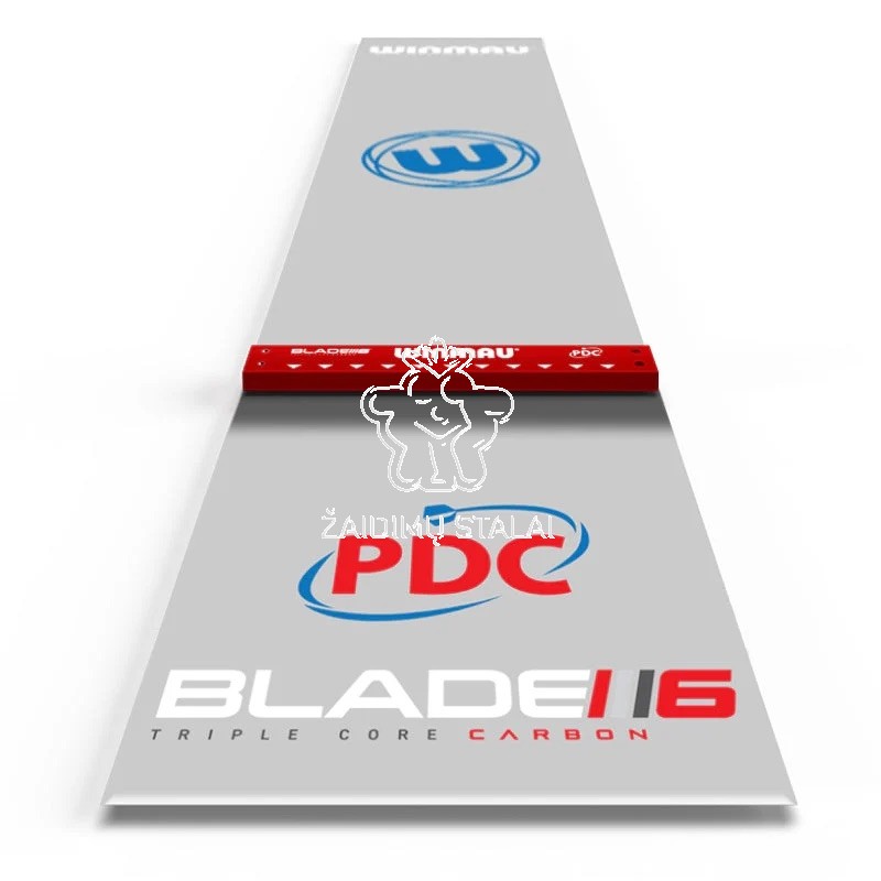 Smiginio kilimėlis su integruota metimo linija Winmau Clearzone PVC 