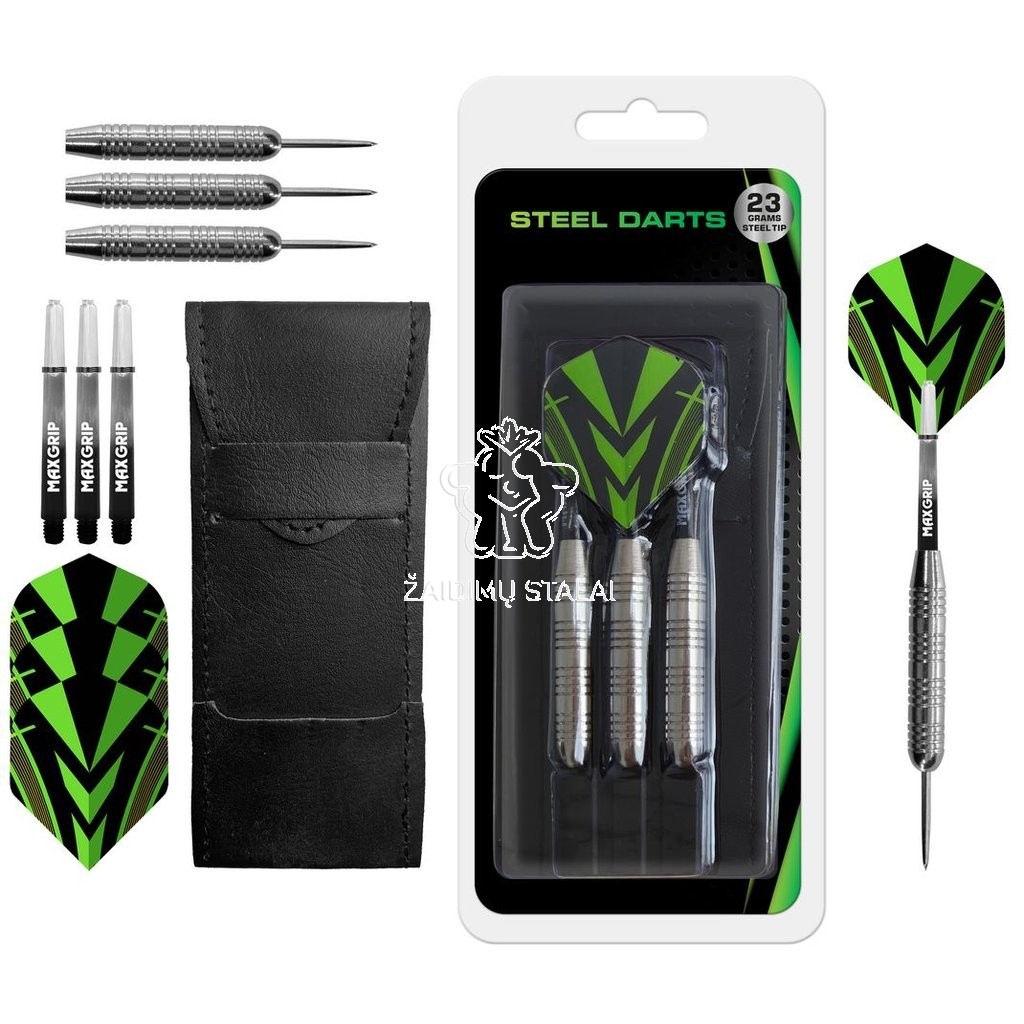 XQ Max Silver Coated 23 g – strėlytės, dėklas ir pakuotė