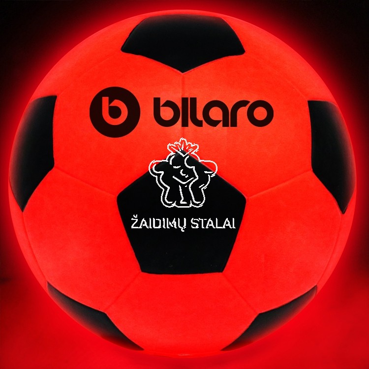 Šviečiantis futbolo kamuolys Bilaro Foton LED, 5 dydis